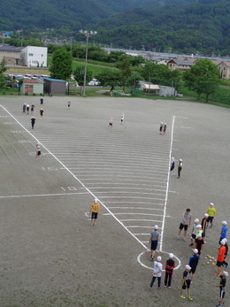 ソフトボール投げの画像