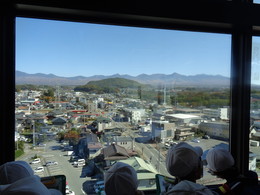 市役所8階から望む八ヶ岳の画像