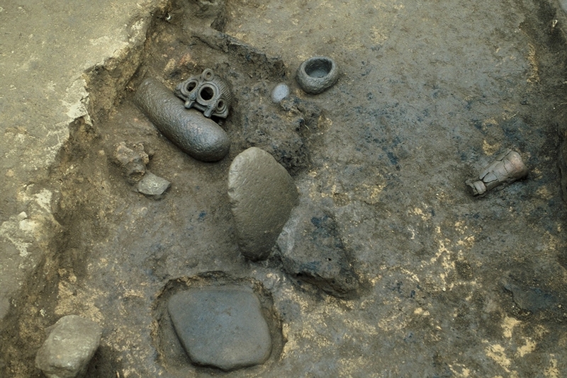 18号住居跡の遺物出土状況の画像