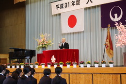 来賓祝辞で学校ホームページのことを話題にして頂きましたの画像