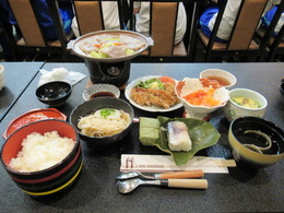 白鹿荘で夕ご飯の画像