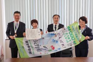 11月25日 ねんりんピック2024ローイング種目出場選手表敬訪問