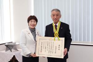 12月6日 法務大臣表彰受賞に伴う市長報告会