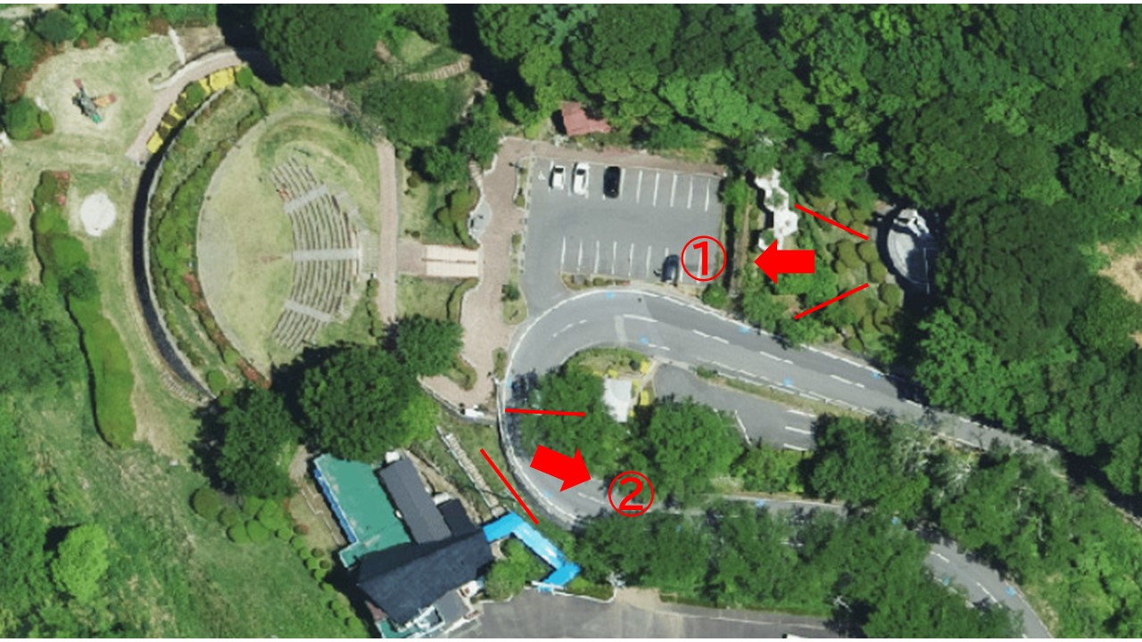 立石公園ライブカメラ位置