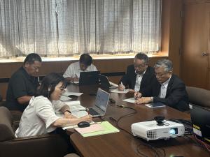 打ち合わせの様子