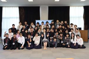 10月9日 ゆかり市長の出張トーク(上諏訪中学校)