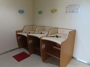 オムツ台が三つある。