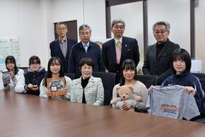 2月12日 セントルイス派遣高校生出発前挨拶