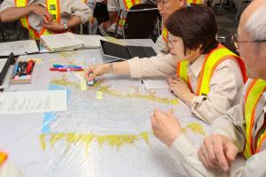 5月25日 諏訪市災害対策本部水防図上訓練