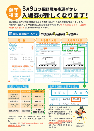 選挙特集チラシ１