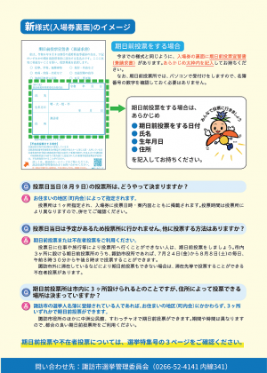 選挙特集チラシ2