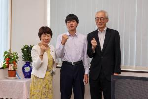 7月27日 第53回全日本中学生陸上競技選手権大会出場選手表敬訪問