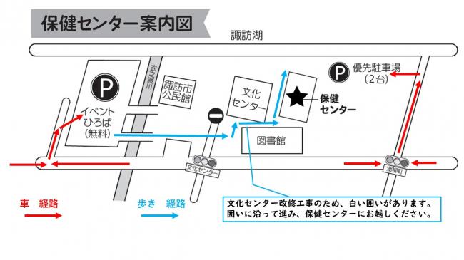 健康まつり会場経路