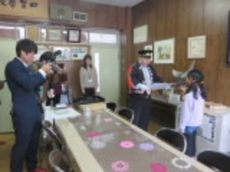 防犯連の会長さんからの画像