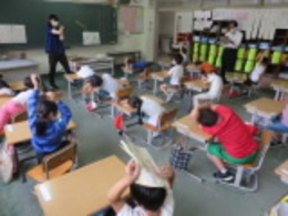 からだを「つる」にしての画像