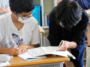 二葉高校の学生さん