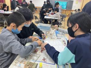 相談しながら進める子ども達