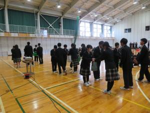 【諏訪西中】1年生の生徒会入会式
