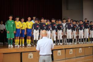 学校長より激励の言葉