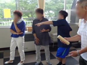 作戦会議中