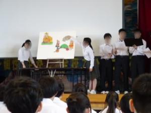図書委員会3年生によるパネルシアター
