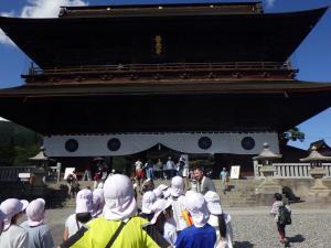 長野見学　善光寺
