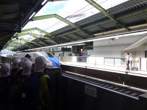 長野見学　新幹線