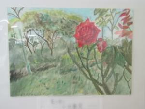 赤薔薇絵